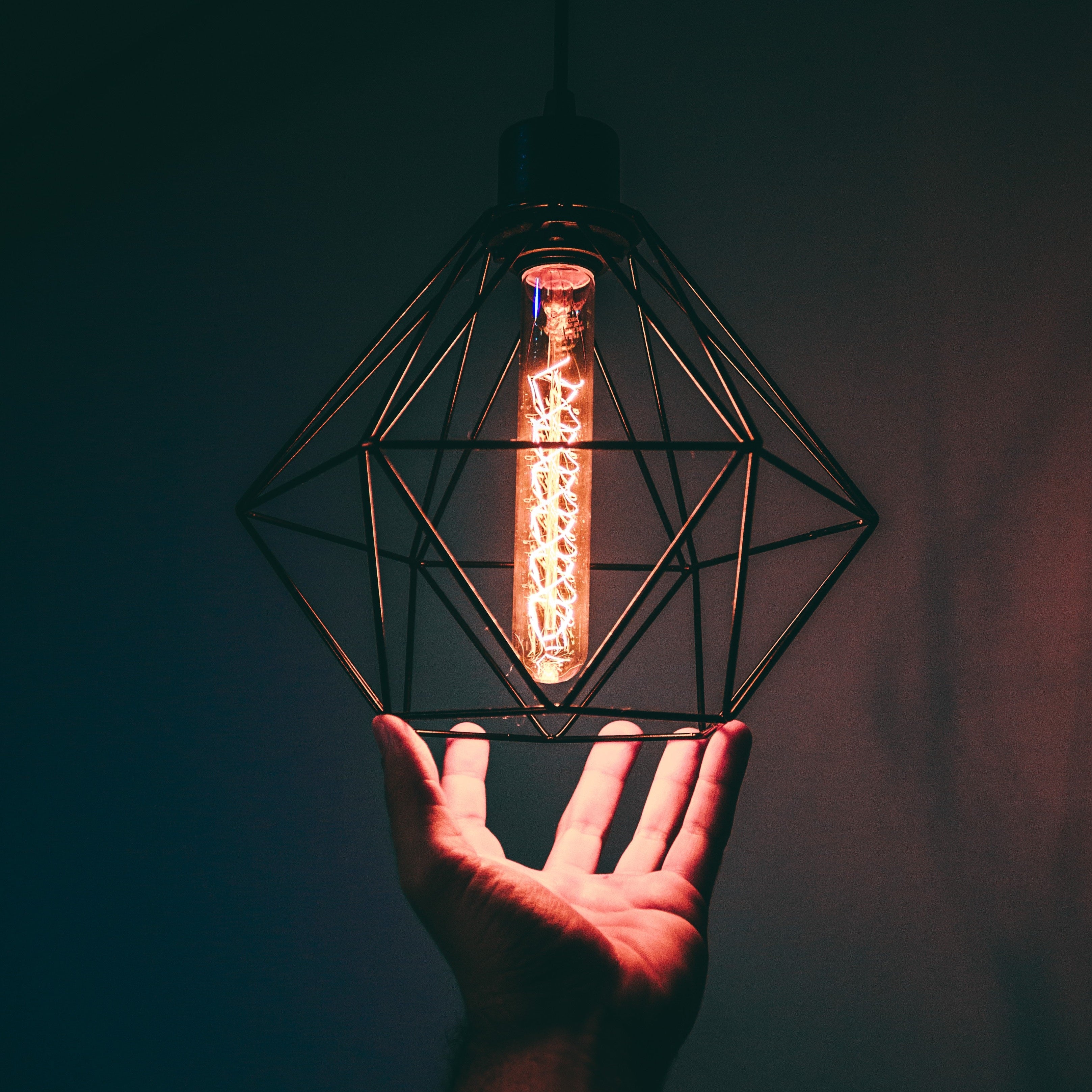 Leichtes Design einer Lampe